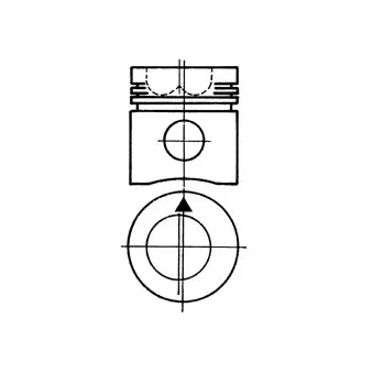 Piston KOLBENSCHMIDT OEM 870R2