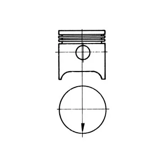 Piston KOLBENSCHMIDT 93272600