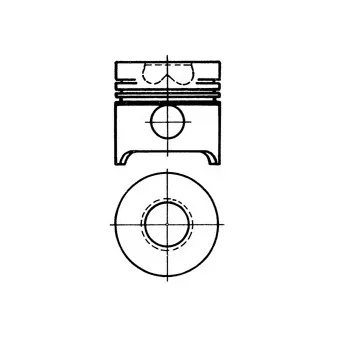 Piston KOLBENSCHMIDT 93311600
