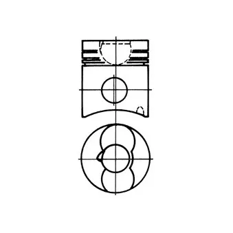 Piston KOLBENSCHMIDT 93329600