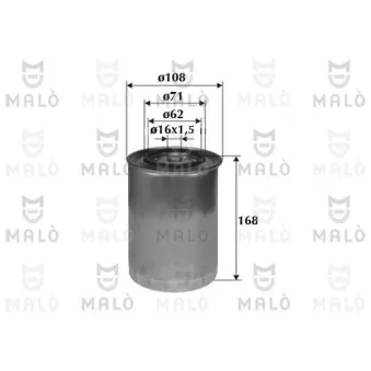 AKRON-MALÒ 1520101 - Filtre à carburant