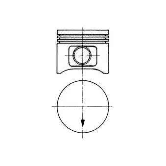 Piston KOLBENSCHMIDT 93754613