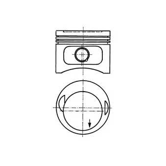 KOLBENSCHMIDT 93968610 - Piston