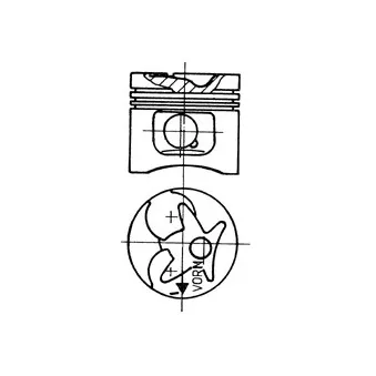 KOLBENSCHMIDT 94330620 - Piston