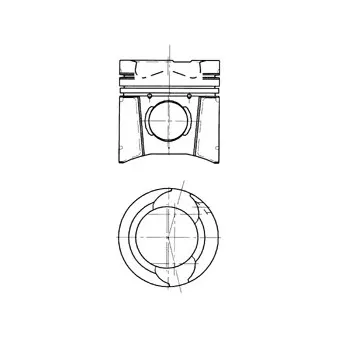 Piston KOLBENSCHMIDT 94397600 pour MAN F2000 24,464 FNLLRC - 460cv