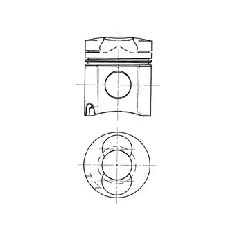 Piston KOLBENSCHMIDT 94452600