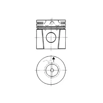 Piston KOLBENSCHMIDT 94502620