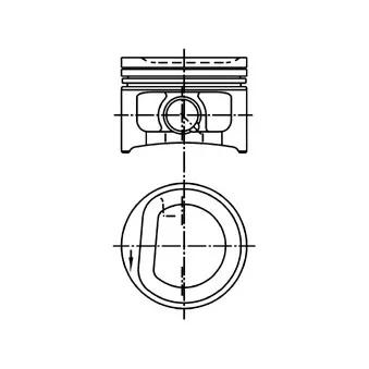 Piston KOLBENSCHMIDT 94772620