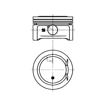 Piston KOLBENSCHMIDT 94798610