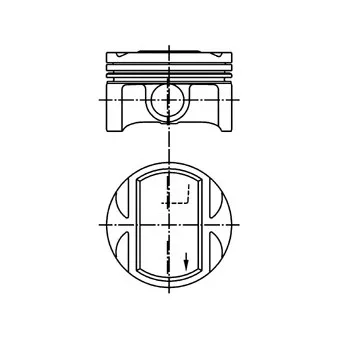 Piston KOLBENSCHMIDT 94954610