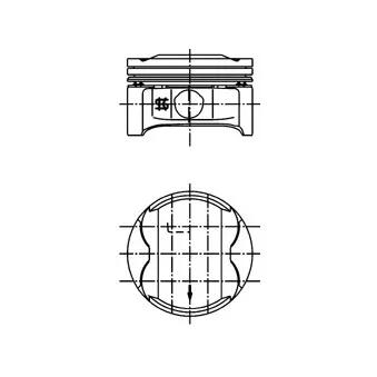Piston KOLBENSCHMIDT 99439600
