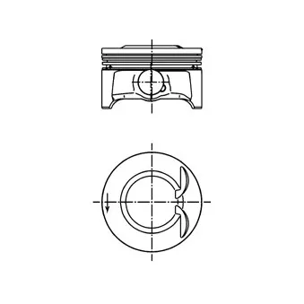 Piston KOLBENSCHMIDT 99659610