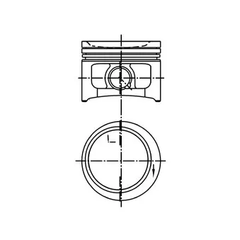 Piston KOLBENSCHMIDT 99679610