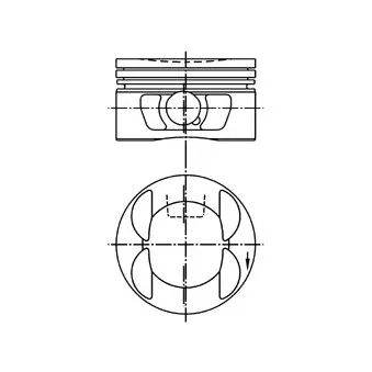 Piston KOLBENSCHMIDT 99695600