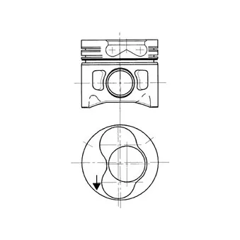 Piston KOLBENSCHMIDT 97412700