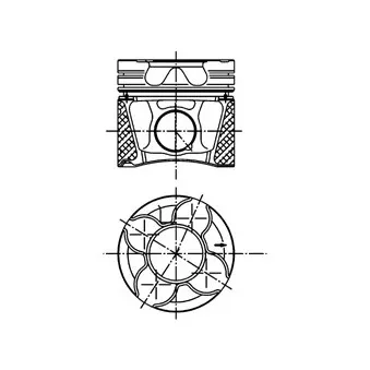 Piston KOLBENSCHMIDT 99777630