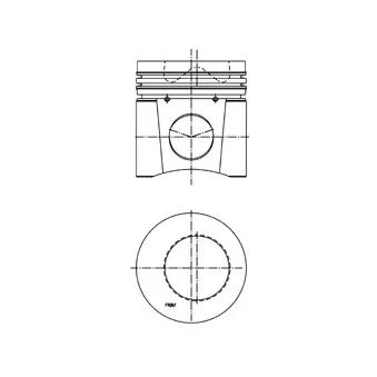 KOLBENSCHMIDT 99866600 - Piston