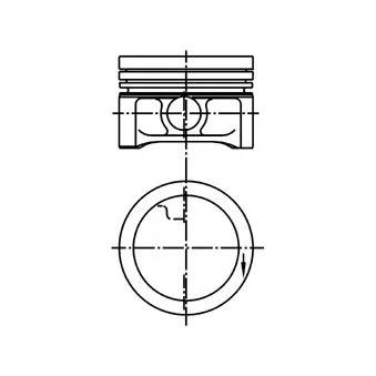 KOLBENSCHMIDT 99927600 - Piston