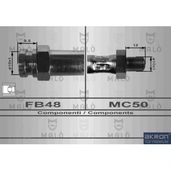 AKRON-MALÒ 80076 - Flexible de frein