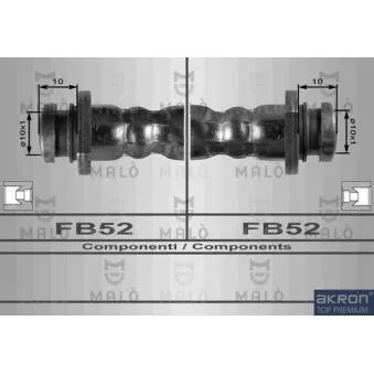 AKRON-MALÒ 80118 - Flexible de frein