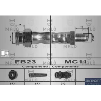 AKRON-MALÒ 80175 - Flexible de frein