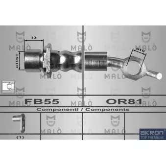 AKRON-MALÒ 80403 - Flexible de frein