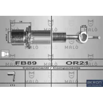Flexible de frein AKRON-MALÒ [80443]