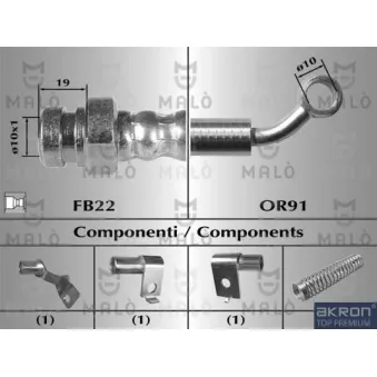 AKRON-MALÒ 80507 - Flexible de frein