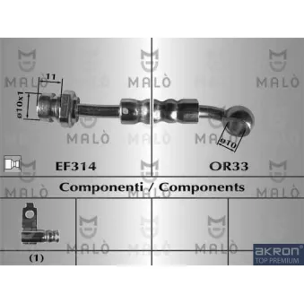 AKRON-MALÒ 80774 - Flexible de frein