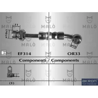 AKRON-MALÒ 80775 - Flexible de frein