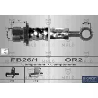 AKRON-MALÒ 8093 - Flexible de frein