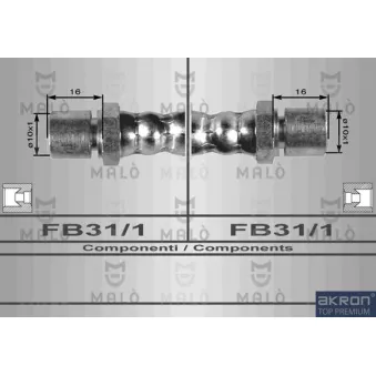 AKRON-MALÒ 8523 - Flexible de frein
