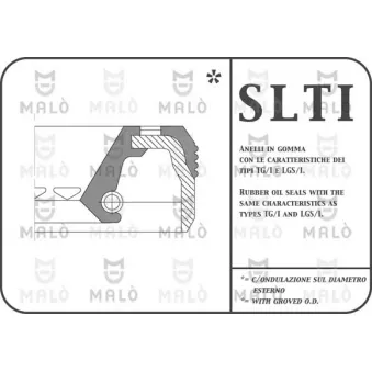 AKRON-MALÒ 922IAC - Bague d'étanchéité, différentiel