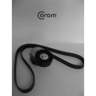 CORAM KTC1008.05 - Jeu de courroies trapézoïdales à nervures