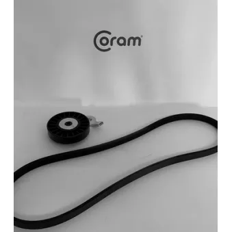 CORAM KTC1011 - Jeu de courroies trapézoïdales à nervures