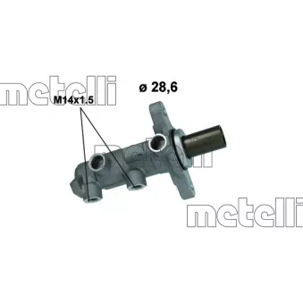 Maître-cylindre de frein METELLI 05-0848