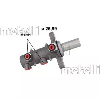 Maître-cylindre de frein METELLI 05-1168