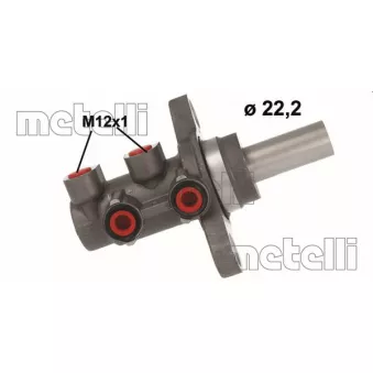 METELLI 05-1182 - Maître-cylindre de frein