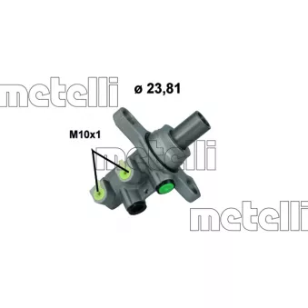 METELLI 05-1183 - Maître-cylindre de frein