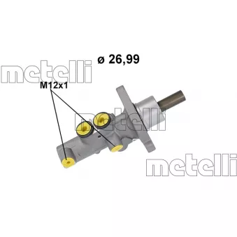 METELLI 05-1218 - Maître-cylindre de frein