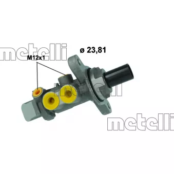 METELLI 05-1225 - Maître-cylindre de frein