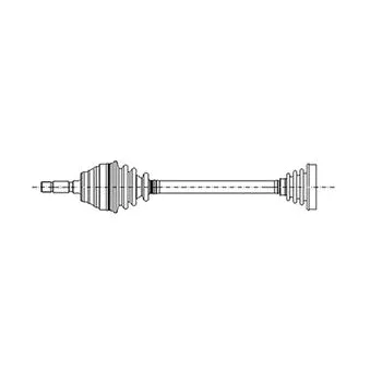 Arbre de transmission METELLI 17-1386