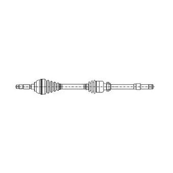 Arbre de transmission METELLI OEM 391005624R