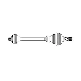 Arbre de transmission METELLI OEM 5N0407763FX