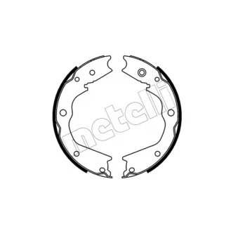 METELLI 53-0757 - Jeu de mâchoires de frein, frein de stationnement