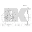 NK 201033 - Jeu de 2 disques de frein arrière