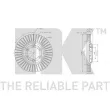 NK 201404 - Jeu de 2 disques de frein avant