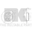 NK 2015119 - Jeu de 2 disques de frein arrière