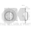 NK 201599 - Jeu de 2 disques de frein arrière