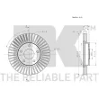 NK 202277 - Jeu de 2 disques de frein avant